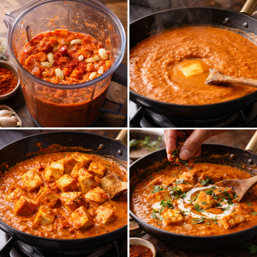 make paneer butter masala