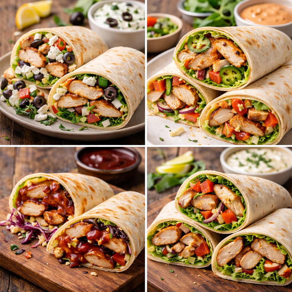 grilled chicken wrap