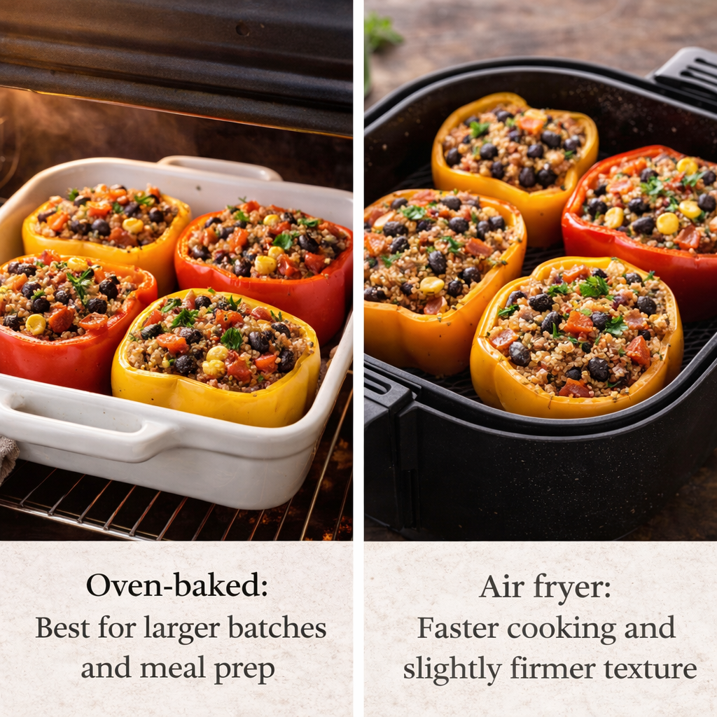 vegan stuffed bell peppers