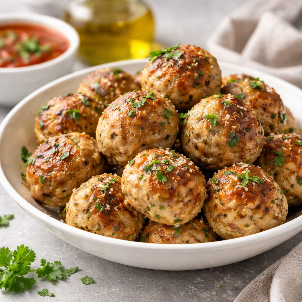 Baked Turkey Meatballs