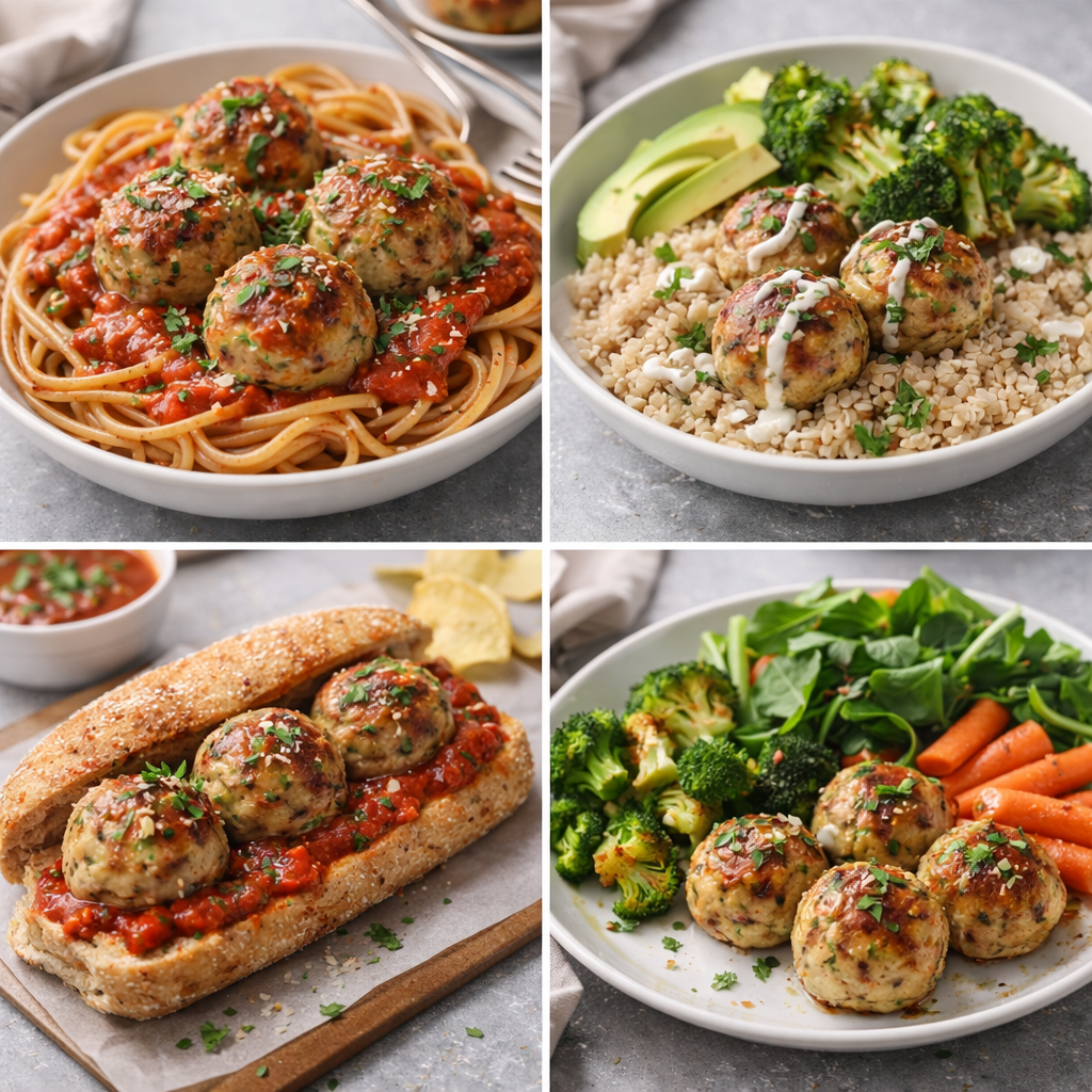 Baked Turkey Meatballs