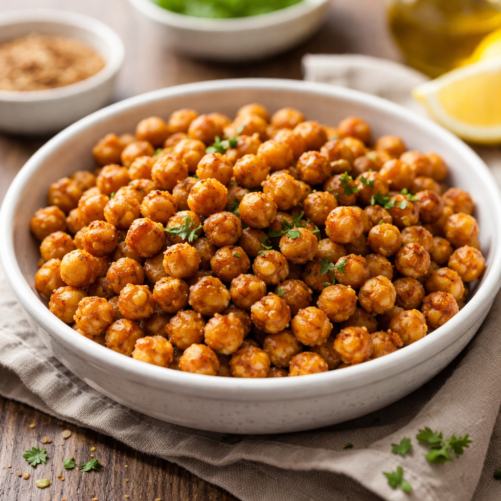 oven roasted chickpeas
