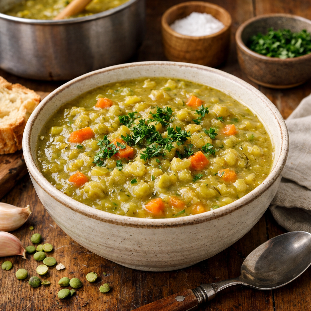 split pea soup vegetarian