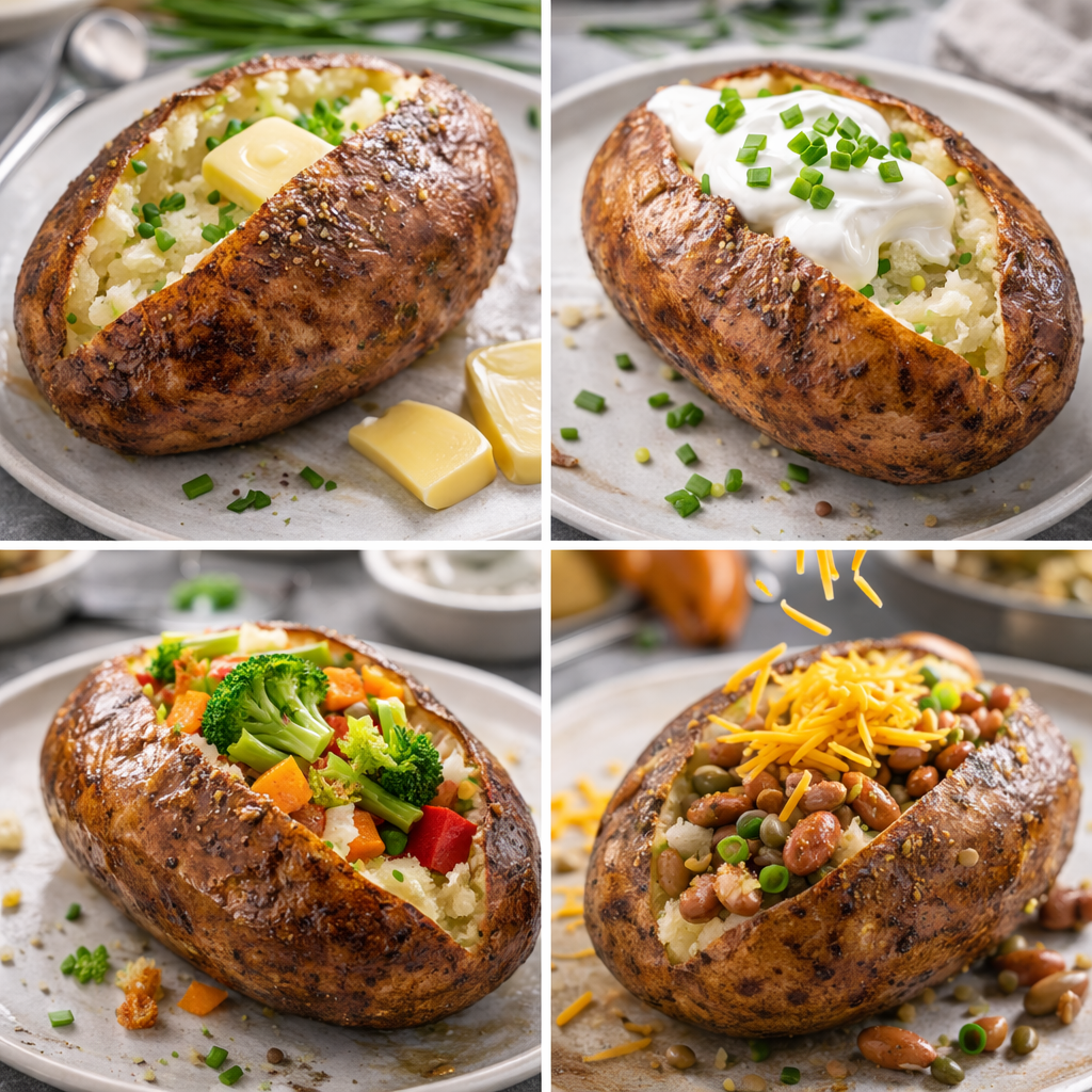 how to make baked potatoes in oven