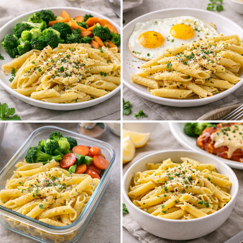 butter garlic pasta​