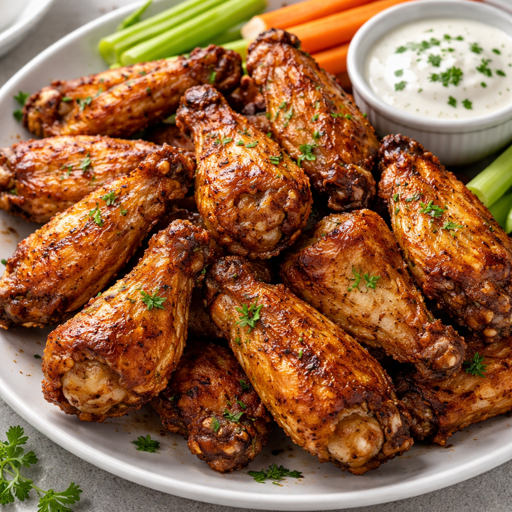 air fryer wings recipe