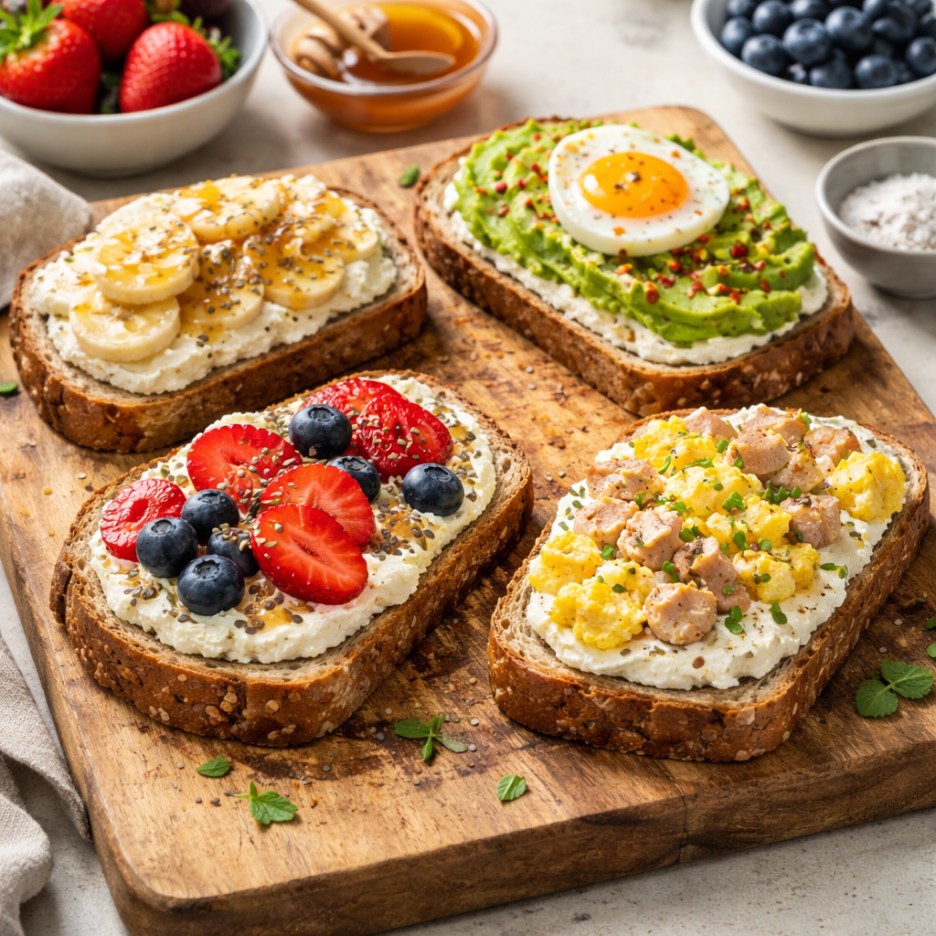 cottage cheese toast​
