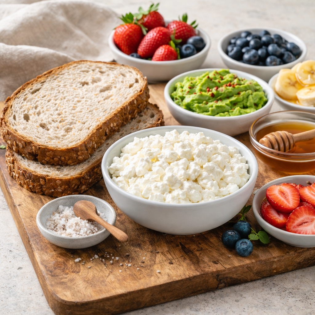 cottage cheese toast