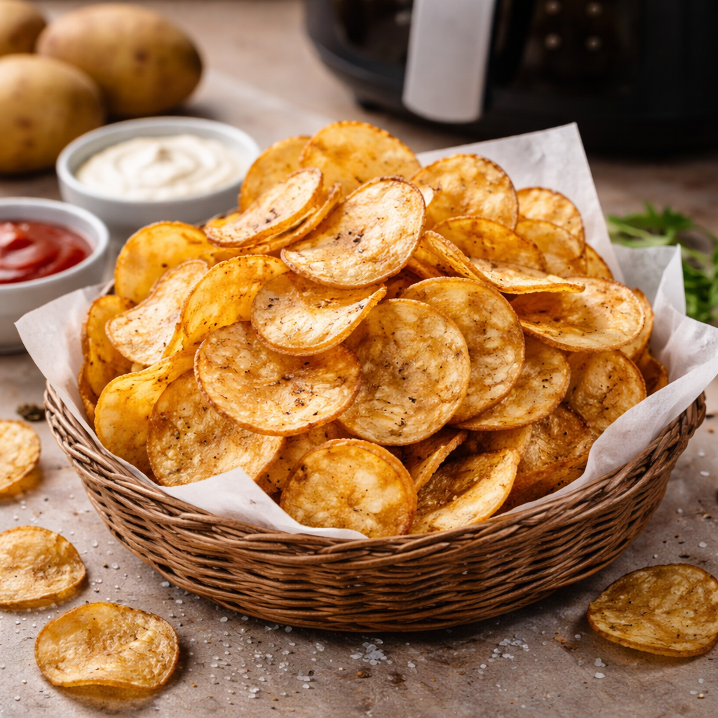 air fryer potato chips