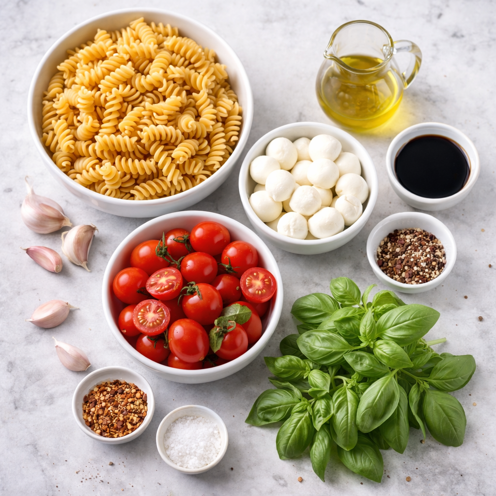 caprese pasta salad​