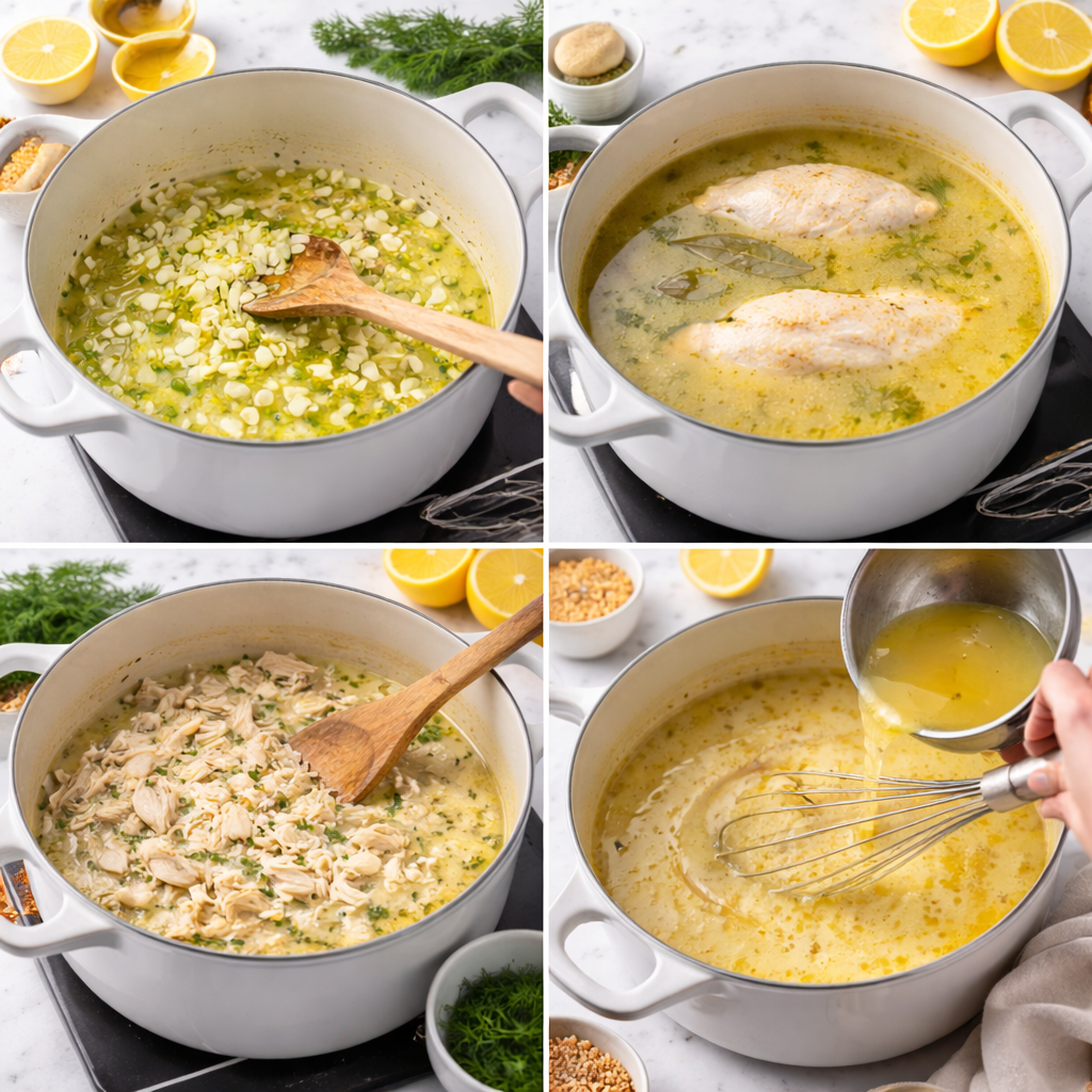greek lemon chicken soup