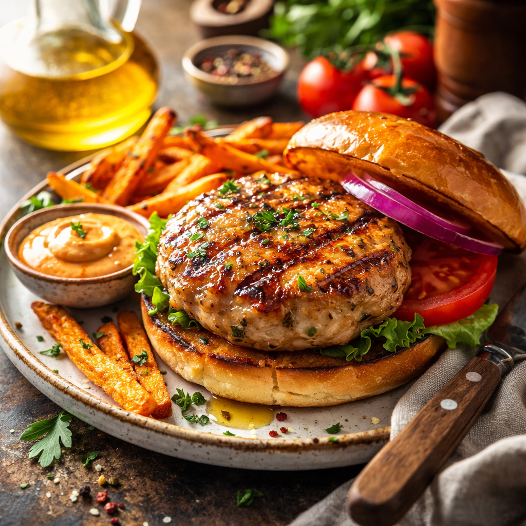 air fryer turkey burgers