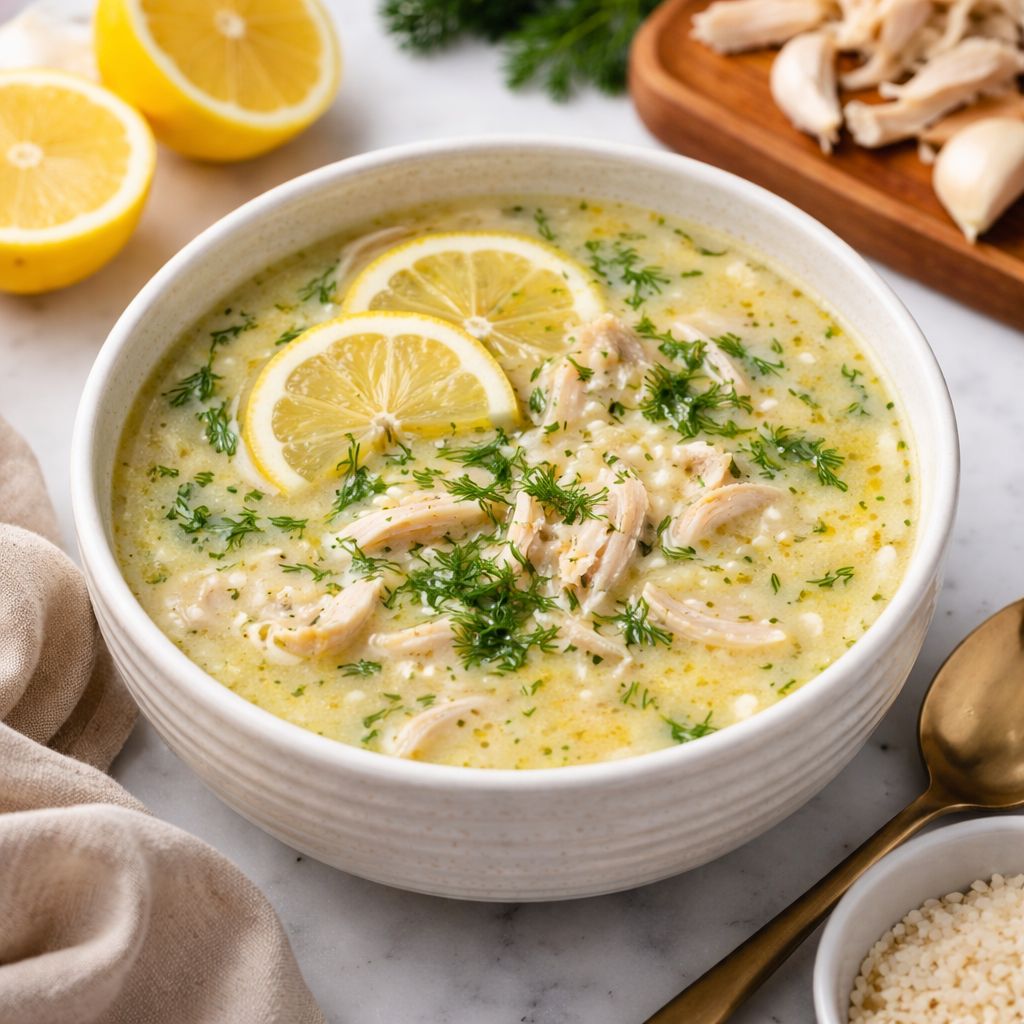 greek lemon chicken soup