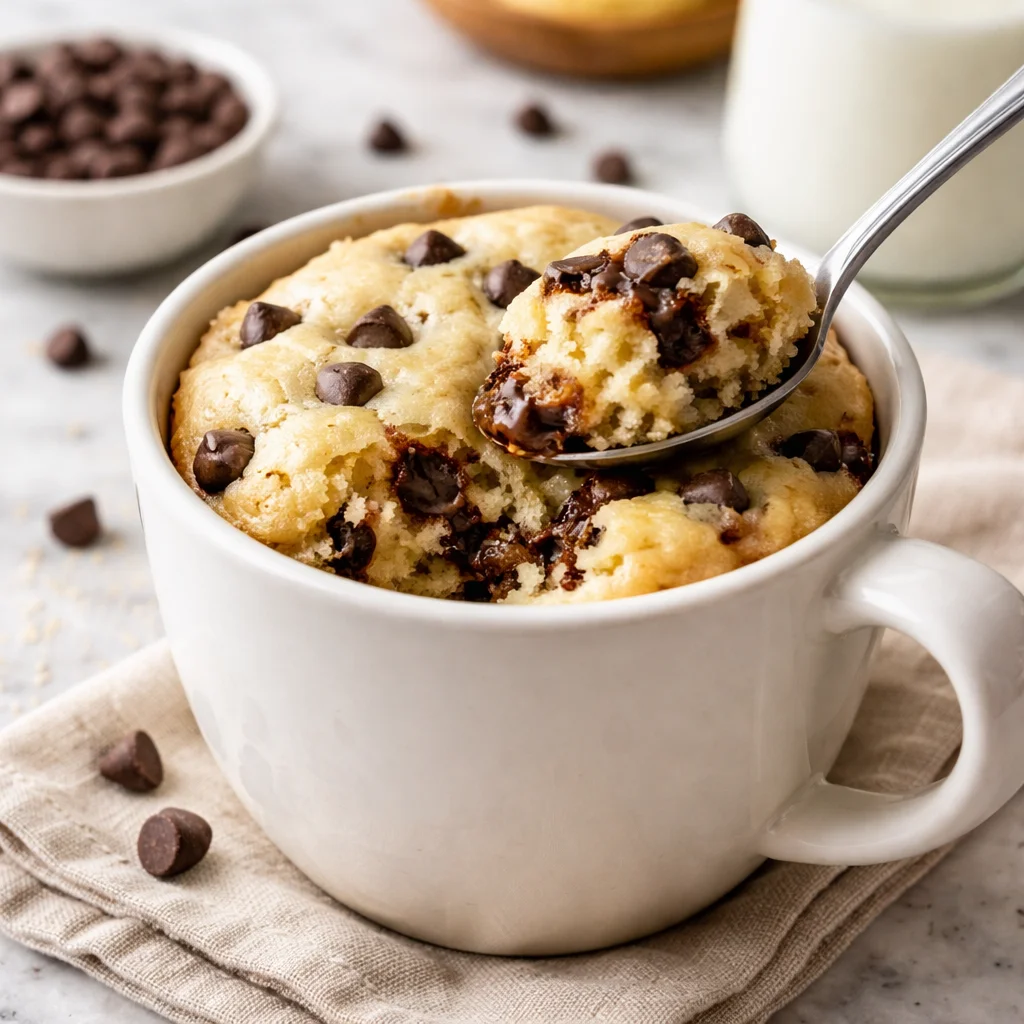 Chocolate Chip Mug Cake