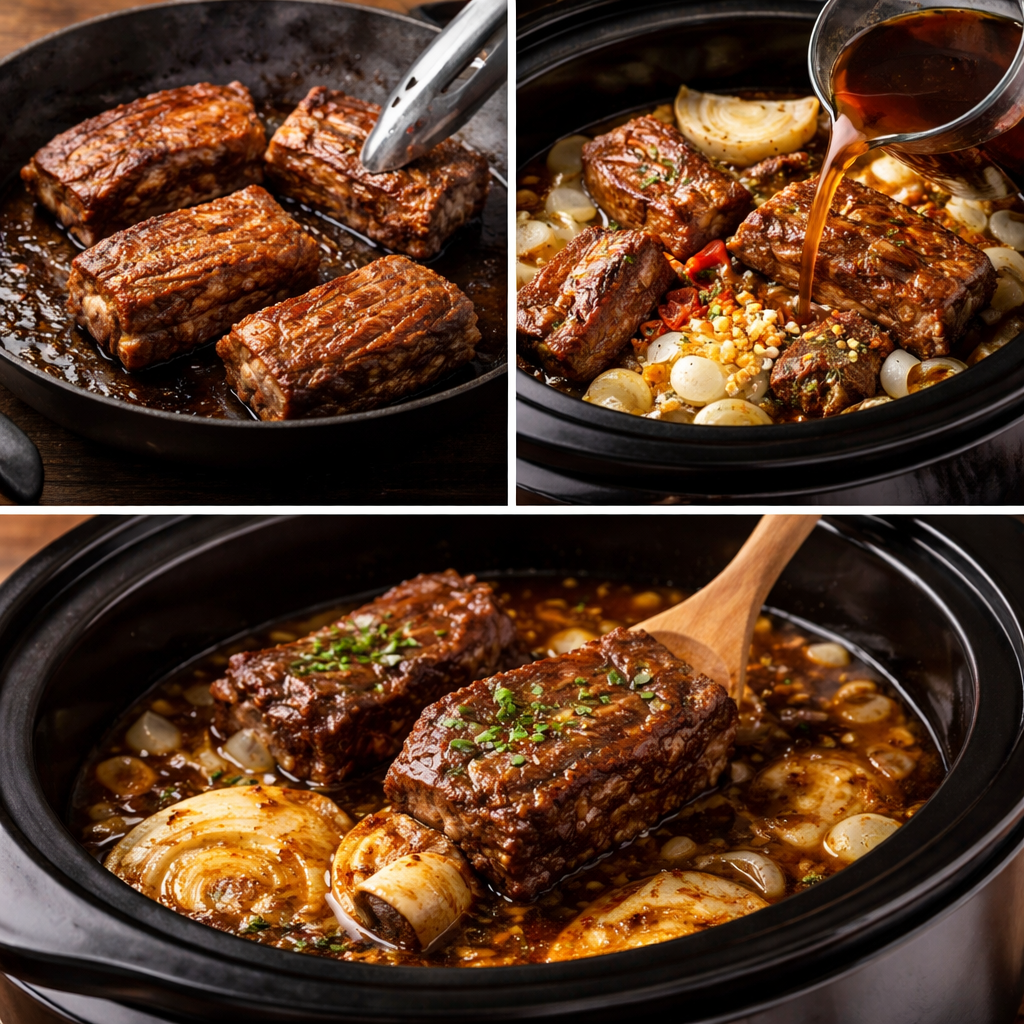 beef short ribs recipe slow cooker