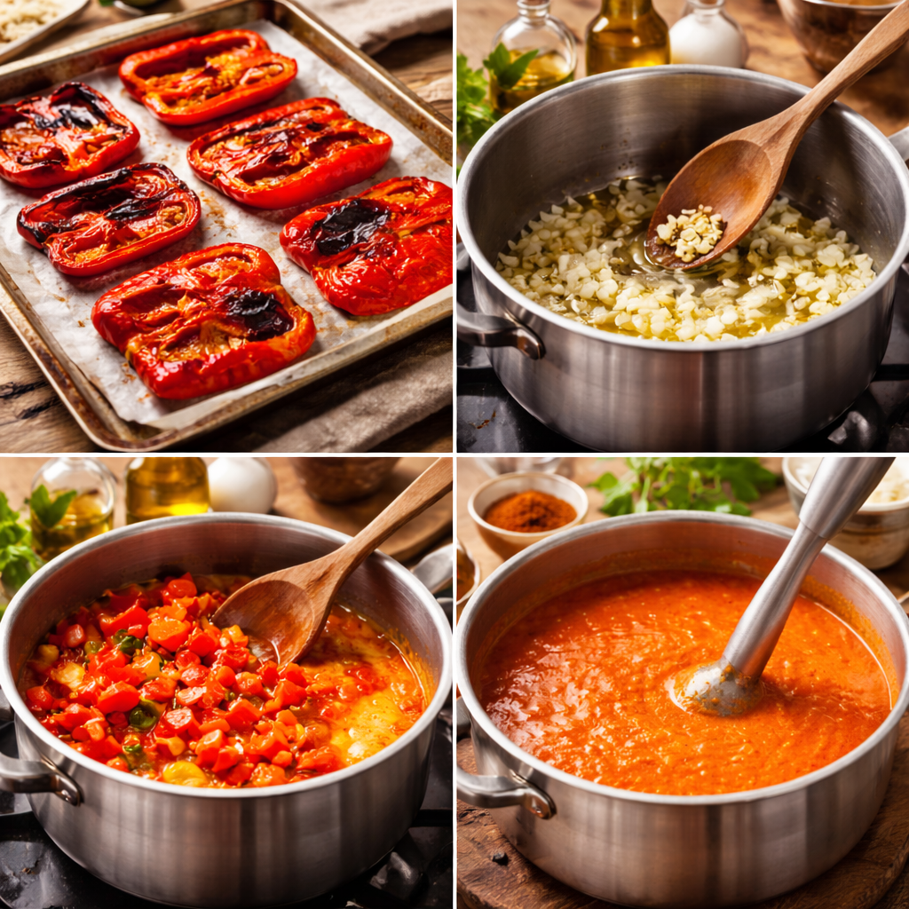 roasted red pepper soup