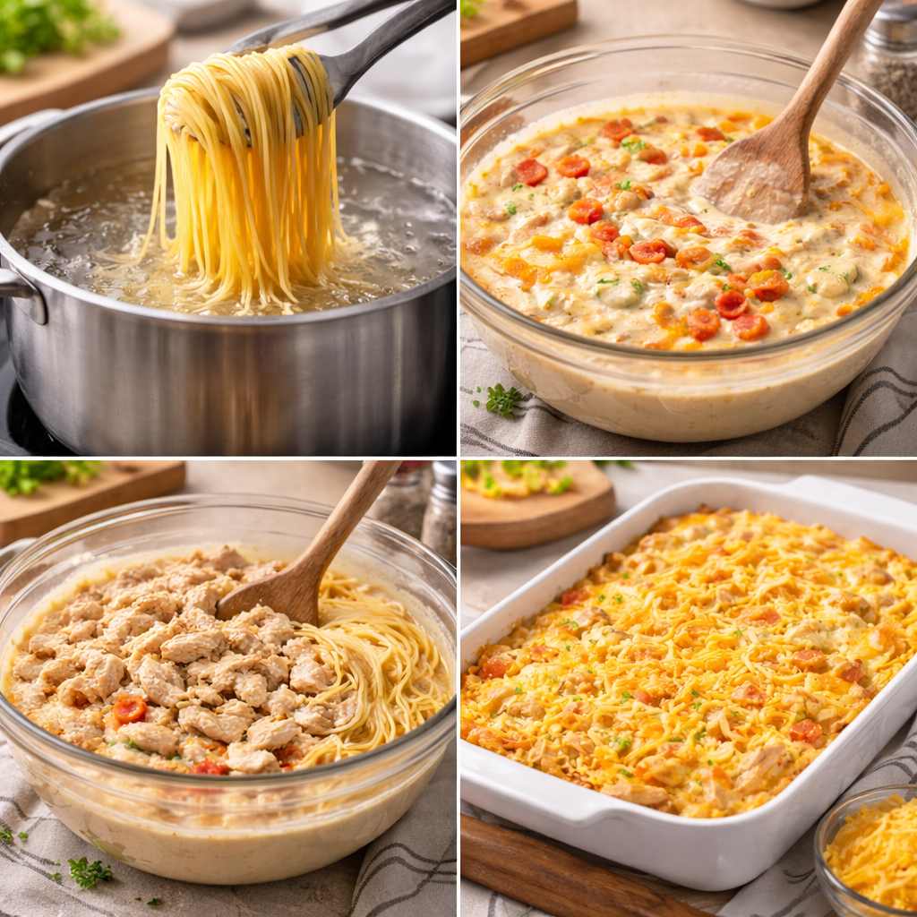 chicken spaghetti with rotel