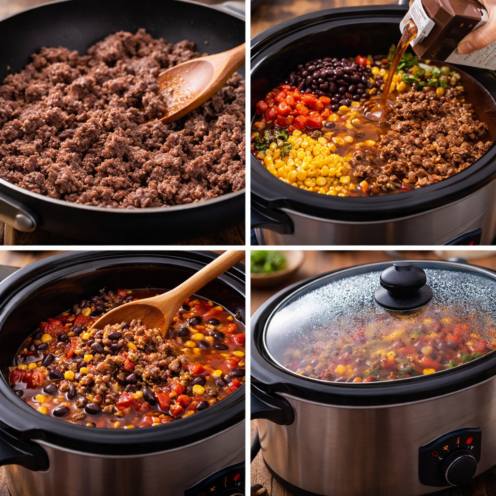 taco soup crock pot