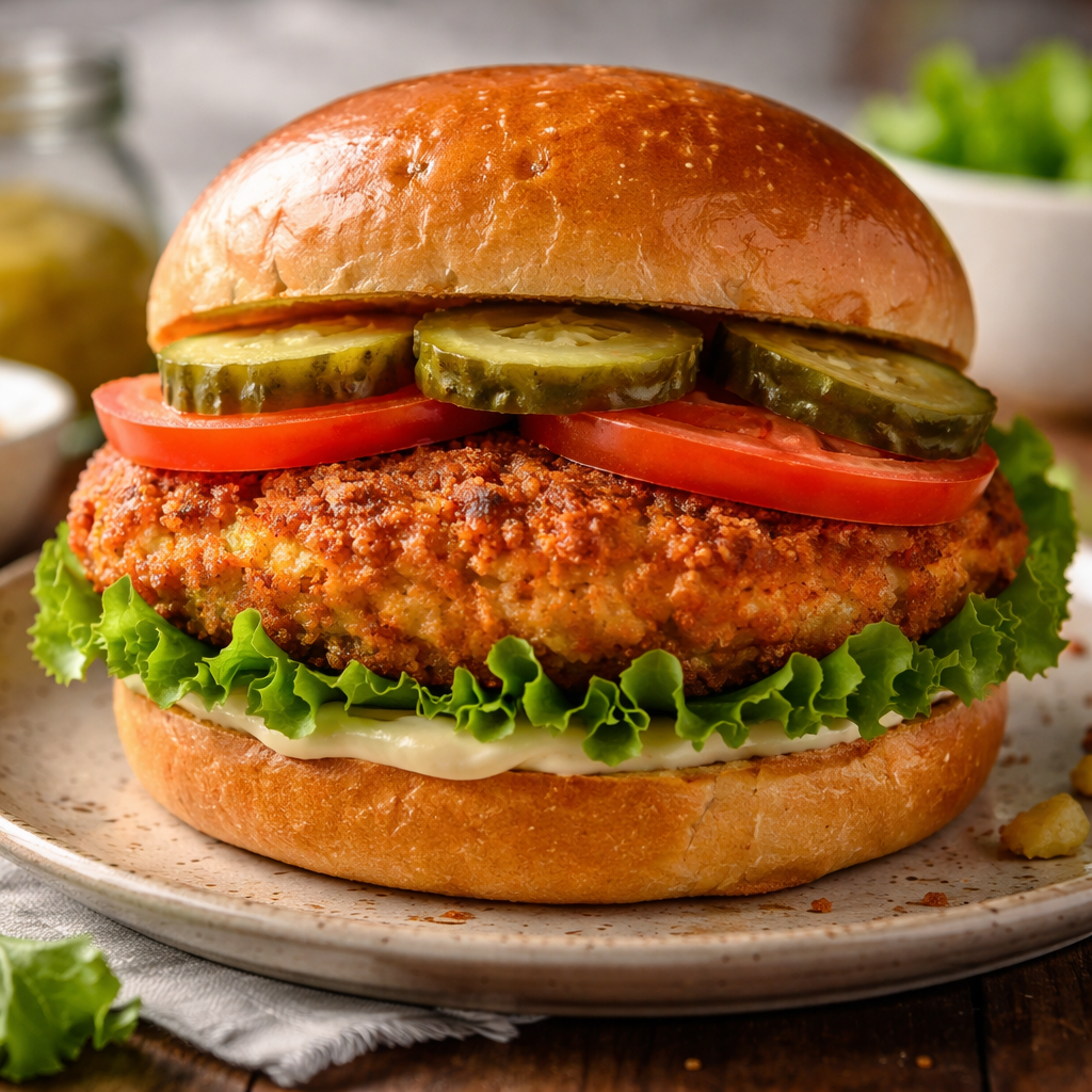 chicken patty sandwich