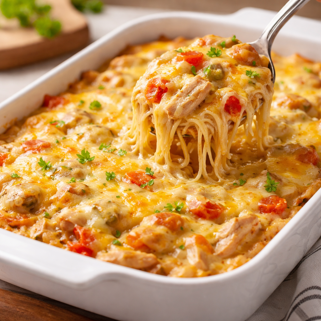 chicken spaghetti with rotel