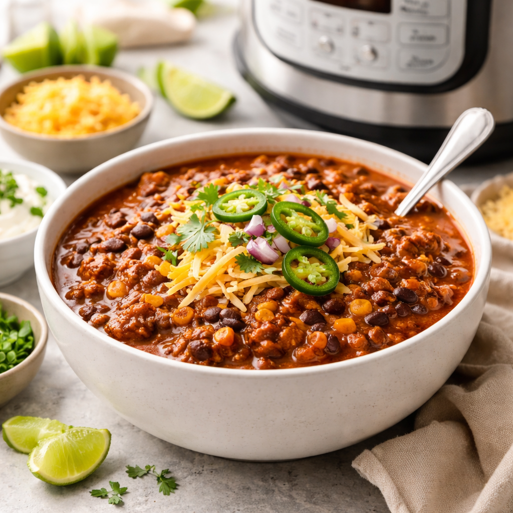 instant pot chili recipe