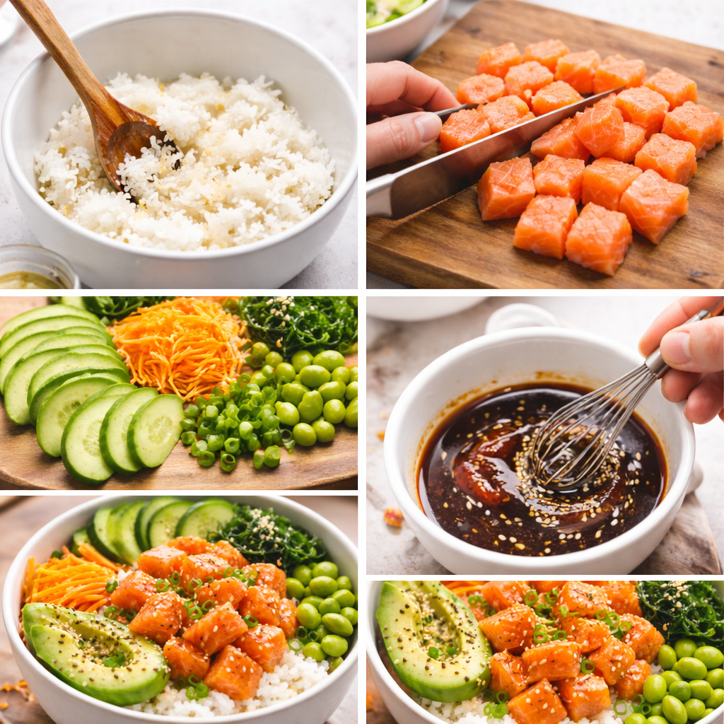 salmon poke bowl