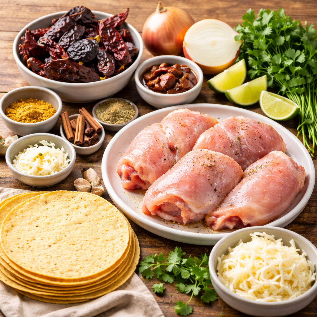 chicken birria tacos