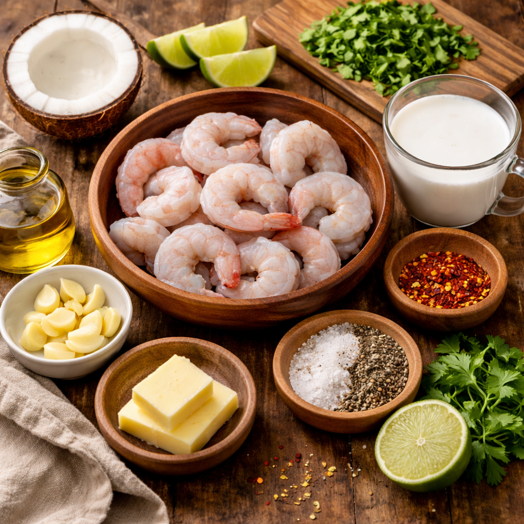 creamy coconut shrimp recipe