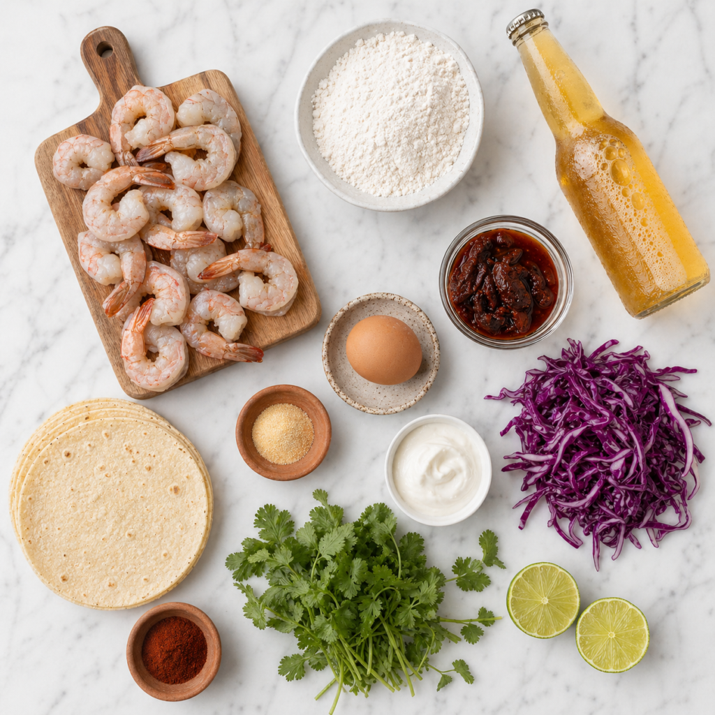 baja shrimp tacos