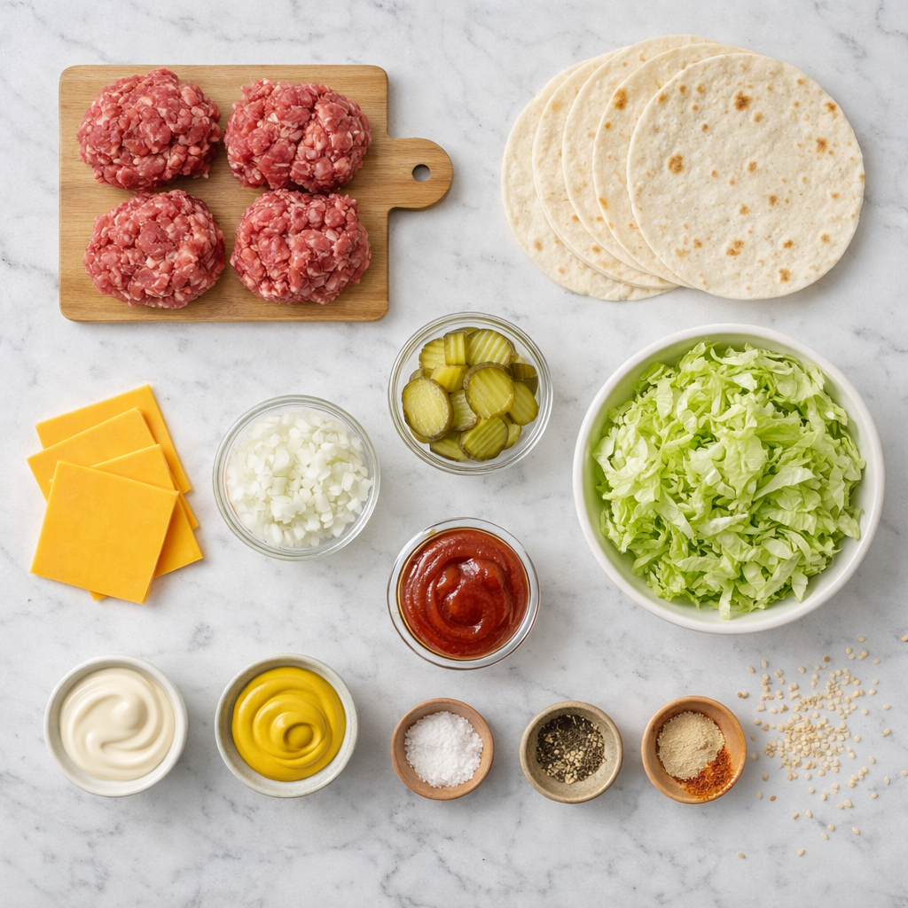 smash burger tacos recipe