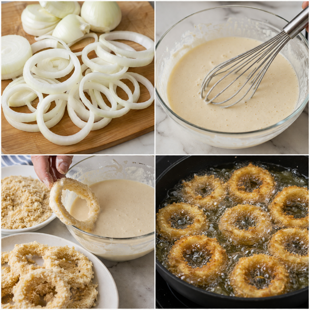 onion rings recipe