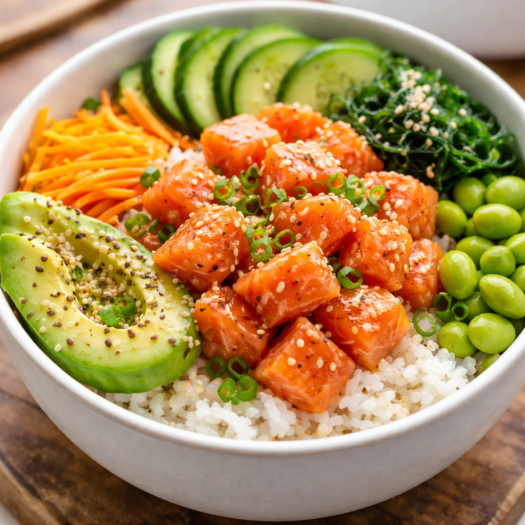 Salmon Poke Bowl Recipe (In 30 Minutes)