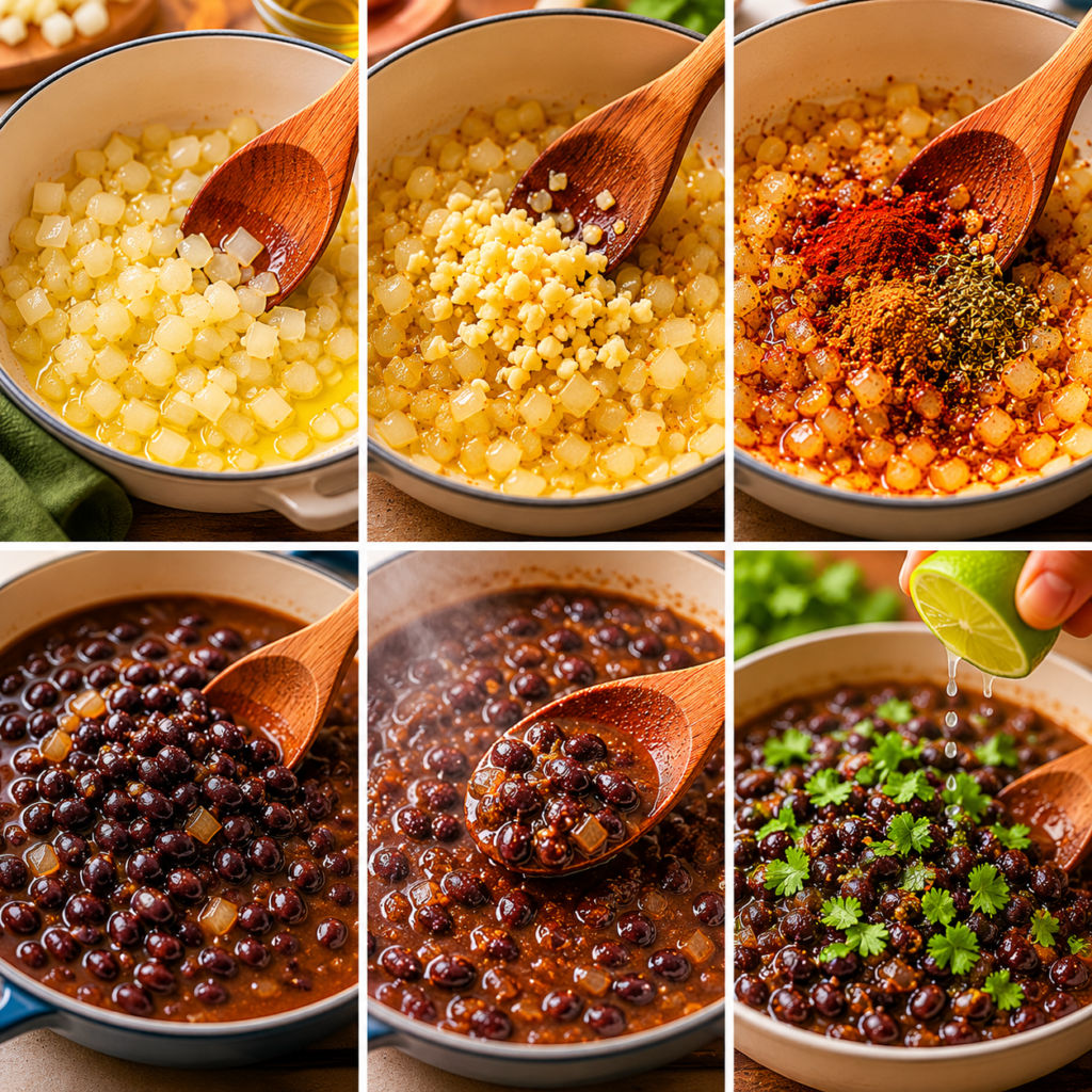 how do you cook black beans in a can