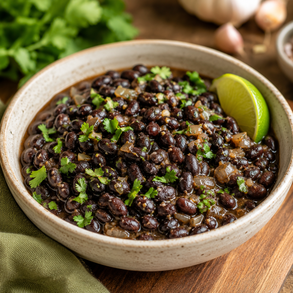 how do you cook black beans in a can