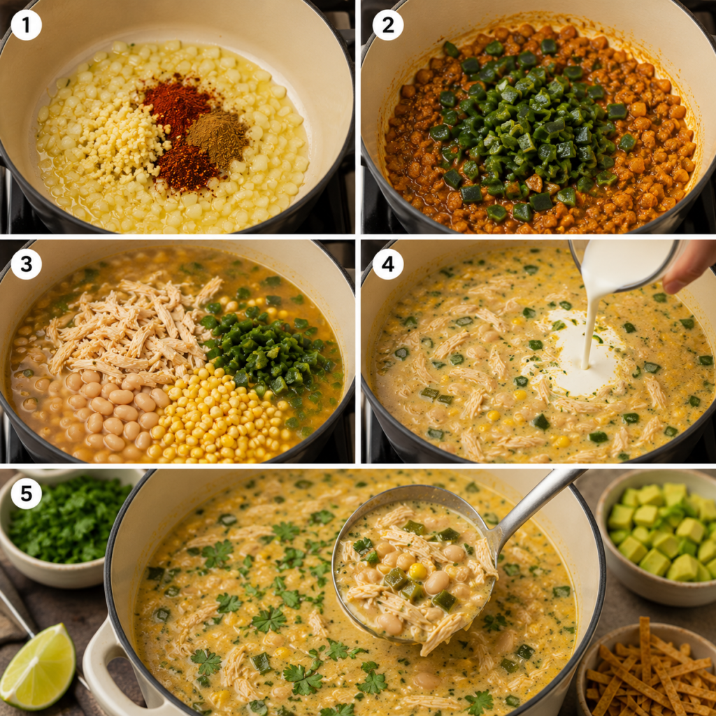 chicken poblano soup