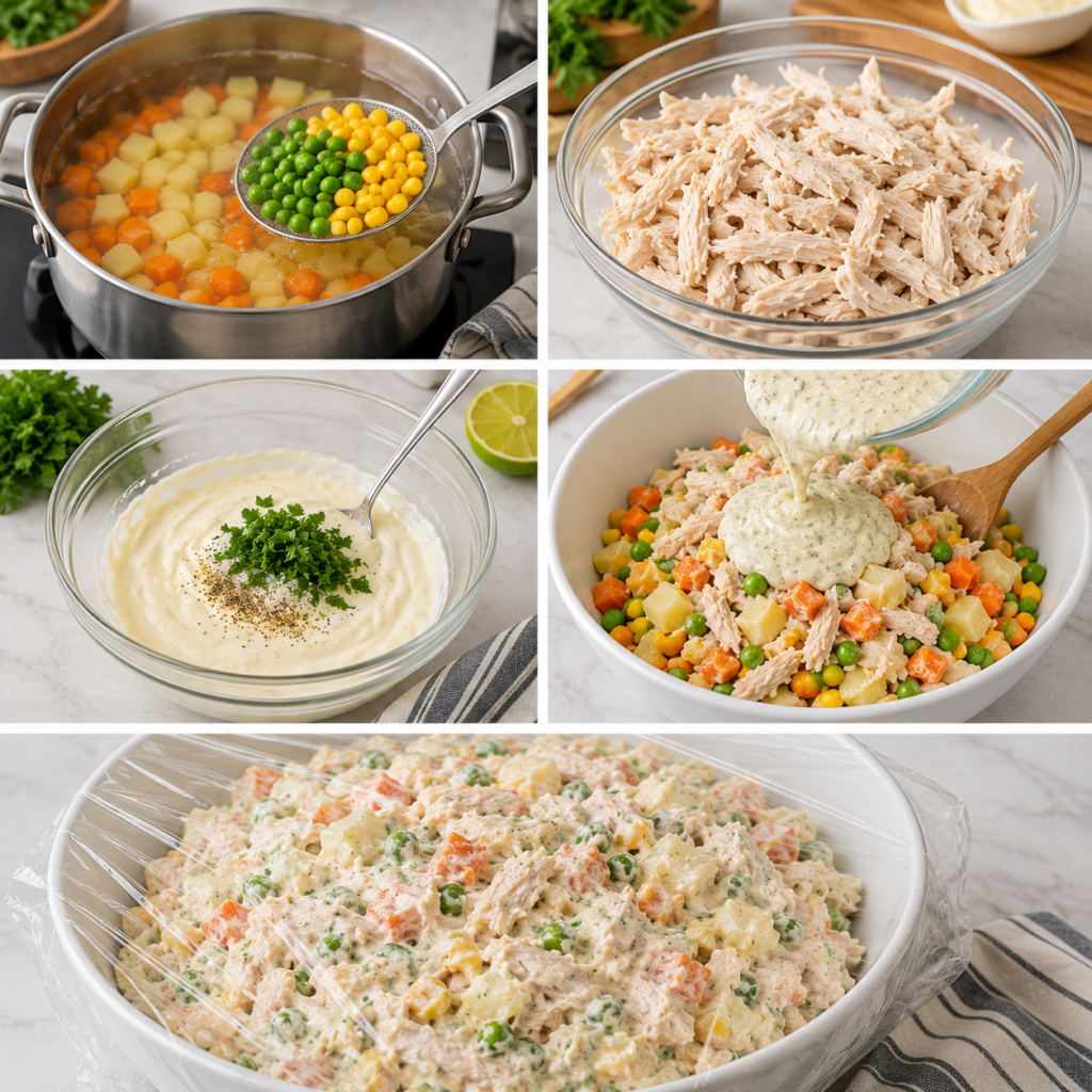 ensalada de pollo